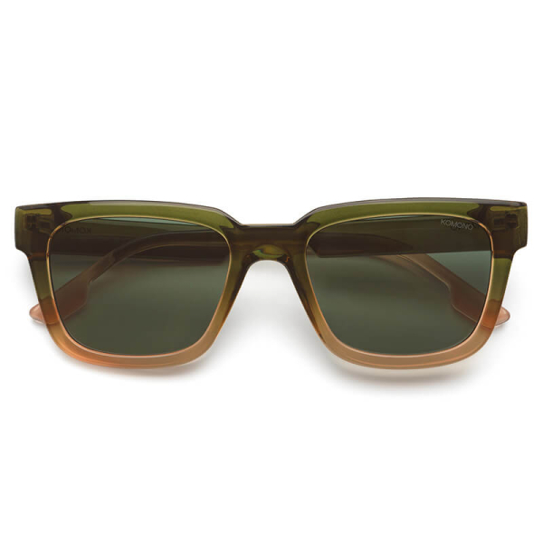 Komono Sonnenbrille Bobby Pacific Sunset grün,  getönte Gläser, front